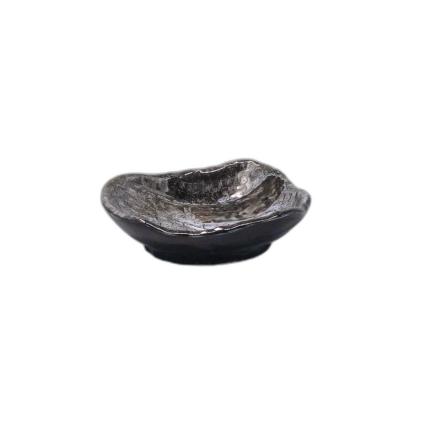 Miska na omáčku SHIRANAMI 9 cm, 60 ml, černá, keramika, MIJ
