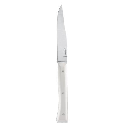 Jídelní nůž FACETTE 11 cm, sada 4 ks, bílá, Opinel