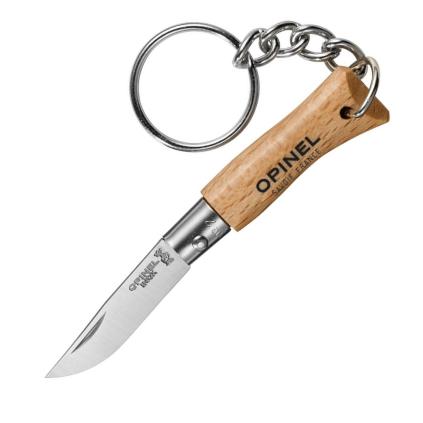 Kapesní nůž N°02 KEYCHAIN 3,5 cm, bukové dřevo, Opinel