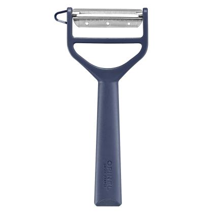 Škrabka na zeleninu T-DUO, modrá, plast, Opinel