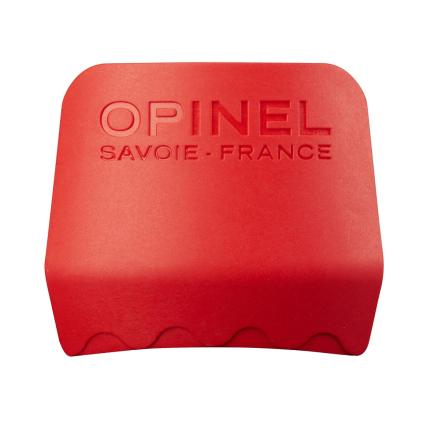 Chránič prstů 6 x 6 cm, červená, plast, Opinel