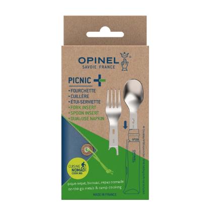 Sada cestovních příborů PICNIC +, sada 3 ks, Opinel