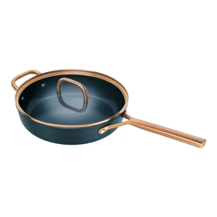 Hluboká pánev MILANO 28 cm, s poklicí, modrá, keramika, Zwilling