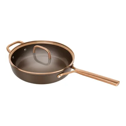 Hluboká pánev MILANO 28 cm, s poklicí, hnědá, keramika, Zwilling