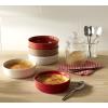 Ramekin 12 cm, sada 2 ks, na Creme Brulée, červená Burgundy, Emile Henry