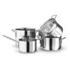 Rendlík 1,8 l, stříbrná, nerezová ocel, Eva Trio