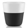 Termošálky na espresso 80 ml 2 kusy karbonově černé Eva Trio