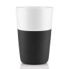 Termohrnky na café latte 360 ml 2 kusy karbonově černé Eva Trio