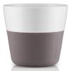 Termohrnek 230 ml, sada 2 ks, na kávu Lungo, šedá, Eva Solo