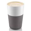 Termohrnek 360 ml, sada 2 ks,  na café latte, šedá, Eva Solo