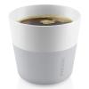 Termohrnky na kávu Lungo 230 ml 2 kusy světle šedé Eva Trio