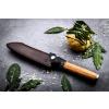 Ochranné pouzdro na nůž LEATHER 14 cm, na Santoku nůž , kůže, Forged
