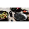 Servírovací mísa BLACK PEARL 28 cm, 1,5 l, černá, keramika, MIJ