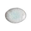 Servírovací talíř AQUA SPLASH 20 x 14 cm, ovál, modrá, MIJ