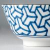 Jídelní miska HERRINGBONE INDIGO IKAT 13 cm, 350 ml, MIJ
