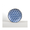 Jídelní talíř STARBURST INDIGO IKAT 23 cm, MIJ