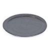 Jídelní talíř CRAFT BLACK 24,5 cm, nepravidelný, MIJ