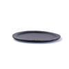 Jídelní talíř CRAFT BLACK 24,5 cm, nepravidelný, MIJ