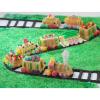 Forma na 9-dílný piškotový vláček Train Cake Bundt® stříbrná Nordic Ware