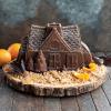 Forma na pečení GINGERBREAD HOUSE BUNDT, perníková chaloupka, stříbrná, Nordic Ware