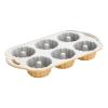 Forma na bábovičky ANNIVERSARY BUNDLETTE BUNDT, na 6 ks, zlatá, Nordic Ware
