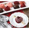 Forma na 6 patrových srdíček Tiered Heart Bundt® stříbrná Nordic Ware