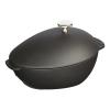 Hrnec na mušle 25 cm, 2 l, černá, litina, Staub
