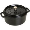 Hrnec 28 cm, 6,7 l, černá, litina, Staub