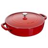 Kastrol CHISTERA 28 cm, 3,7 l, višňová, litina, Staub