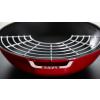 Wok 30 cm, grafitově šedá, litina, Staub