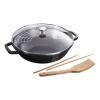 Wok 30 cm, litina, Staub