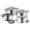 Sada hrnců COMPACT CUISINE, s mísou, sada 4 ks, nerez, WMF