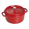 Hrnec COCOTTE 26 cm, 5,2 l, s pařákem, višňová, litina, Staub