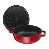 Kastrol CHISTERA 24 cm, 2,4 l, višňová, litina, Staub