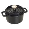 Hrnec 14 cm, 0,8 l, černá, litina, Staub