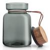Dóza na potraviny z kouřového skla Silhouette 1,5 l Eva Trio