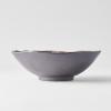 Jídelní miska AKANE GREY 24/22 cm, nepravidelná, MIJ
