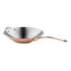 Wok M’150B 30 cm, měď, Mauviel
