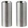 Sada slánky a pepřenky ARNE JACOBSEN, sada 2 ks, stříbrná, nerezová ocel, Stelton