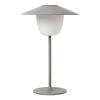 Přenosná stolní lampa ANI LAMP, LED, světle šedá, Blomus