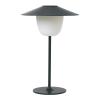 Přenosná stolní lampa ANI LAMP, LED, tmavě šedá, Blomus