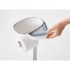 WC sluha EASYSTORE 68 cm, stříbrná / bílá, nerezová ocel, Joseph Joseph