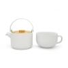 Čajová konvice UMEA TEA FOR ONE 500 ml, bílá, Bredemeijer
