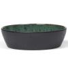 169658 169658 servirovaci misa bitz cerna zelena 18 cm
