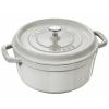 Hrnec COCOTTE 28 cm, 6,7 l, bílý lanýž, litina, Staub