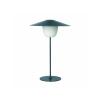 Stojací lampa, LED, přenosná, střední, černá, Blomus