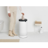 kos na pradlo s plastovym vikem brabantia bily 35 l 6