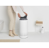 kos na pradlo s plastovym vikem brabantia bily 35 l 7