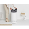 kos na pradlo s plastovym vikem brabantia bily 60 l 5