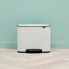 pedalovy odpadkovy kos bo brabantia bily 3 x 11 l 12